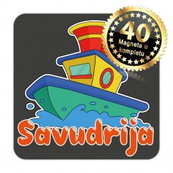 Magneti brod EKO 08 Komplet 40 ili 20 kom  Savudrija