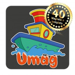 Magneti brod EKO 08 Komplet 40 ili 20 kom  Umag