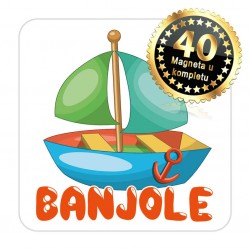 Magneti jedrilica EKO 09 Komplet 40 ili 20 kom  Banjole
