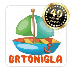 Magneti jedrilica EKO 09 Komplet 40 ili 20 kom  Brtonigla