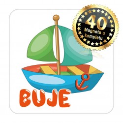 Magneti jedrilica EKO 09 Komplet 40 ili 20 kom  Buje