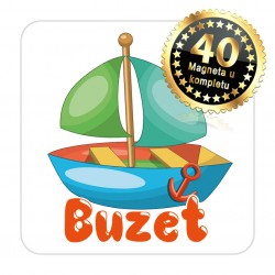 Magneti jedrilica EKO 09 Komplet 40 ili 20 kom  Buzet