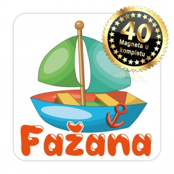 Magneti jedrilica EKO 09 Komplet 40 ili 20 kom  Fažana