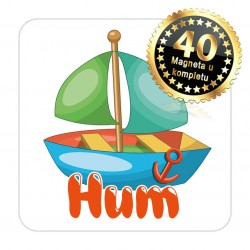 Magneti jedrilica EKO 09 Komplet 40 ili 20 kom  Hum