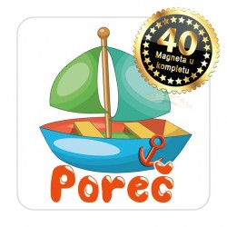 Magneti jedrilica EKO 09 Komplet 40 ili 20 kom  Poreč