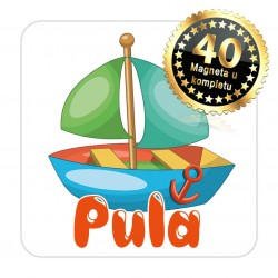 Magneti jedrilica EKO 09 Komplet 40 ili 20 kom  Pula