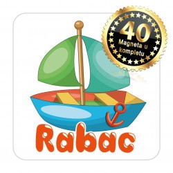 Magneti jedrilica EKO 09 Komplet 40 ili 20 kom  Rabac