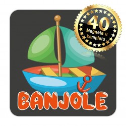 Magneti jedrilica EKO 10 Komplet 40 ili 20 kom  Banjole