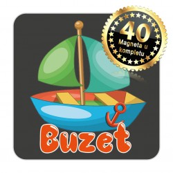 Magneti jedrilica EKO 10 Komplet 40 ili 20 kom  Buzet