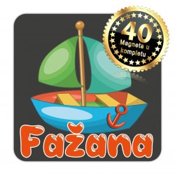 Magneti jedrilica EKO 10 Komplet 40 ili 20 kom  Fažana