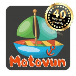 Magneti jedrilica EKO 10 Komplet 40 ili 20 kom  Motovun
