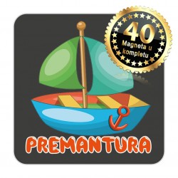 Magneti jedrilica EKO 10 Komplet 40 ili 20 kom  Premantura