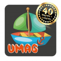 Magneti jedrilica EKO 10 Komplet 40 ili 20 kom  Umag