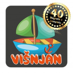 Magneti jedrilica EKO 10 Komplet 40 ili 20 kom  Višnjan