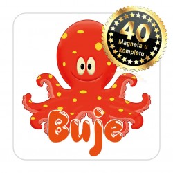 Magneti hobotnica EKO 11 Komplet 40 ili 20 kom  Buje