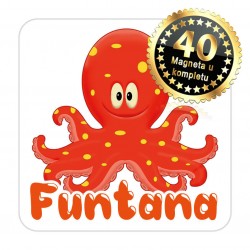 Magneti hobotnica EKO 11 Komplet 40 ili 20 kom  Funtana