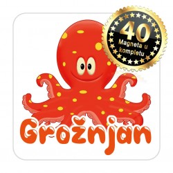 Magneti hobotnica EKO 11 Komplet 40 ili 20 kom  Grožnjan