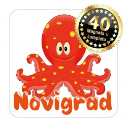 Magneti hobotnica EKO 11 Komplet 40 ili 20 kom  Novigrad