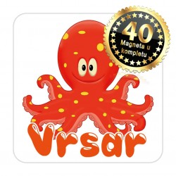 Magneti hobotnica EKO 11 Komplet 40 ili 20 kom  Vrsar