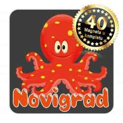 Magneti hobotnica EKO 12 Komplet 40 ili 20 kom  Novigrad