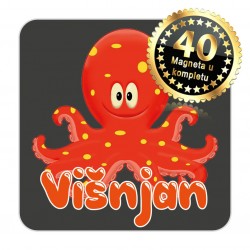 Magneti hobotnica EKO 12 Komplet 40 ili 20 kom  Višnjan