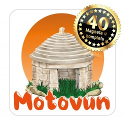 Magneti kažun EKO 13 Komplet 40 ili 20 kom  Motovun