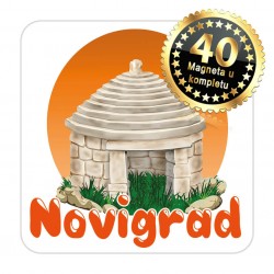 Magneti kažun EKO 13 Komplet 40 ili 20 kom  Novigrad