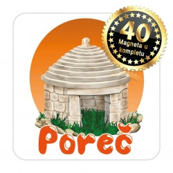 Magneti kažun EKO 13 Komplet 40 ili 20 kom  Poreč