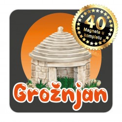 Magneti kažun EKO 14 Komplet 40 ili 20 kom  Grožnjan
