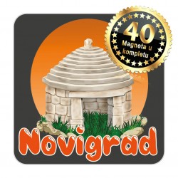 Magneti kažun EKO 14 Komplet 40 ili 20 kom  Novigrad