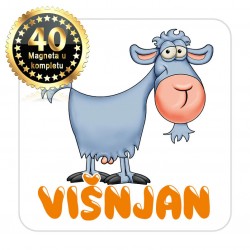 Magneti koza EKO 15 Komplet 40 ili 20 kom  Višnjan