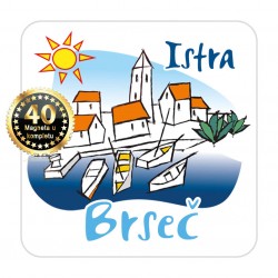 Magneti gradić EKO C 01 W Komplet 40 ili 20 kom  Brseč