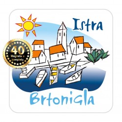 Magneti gradić EKO C 01 W Komplet 40 ili 20 kom  Brtonigla