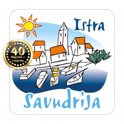 Magneti gradić EKO C 01 W Komplet 40 ili 20 kom  Savudrija