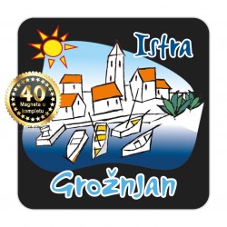 Magneti gradić EKO C 01 B Komplet 40 ili 20 kom  Grožnjan