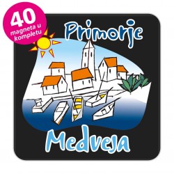 Magneti gradić EKO C 01 B Komplet 40 ili 20 kom  Medveja