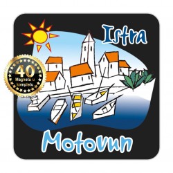 Magneti gradić EKO C 01 B Komplet 40 ili 20 kom  Motovun