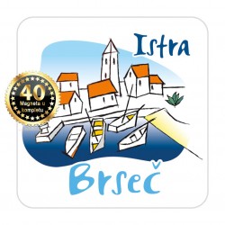 Magneti gradić EKO C 02 W Komplet 40 ili 20 kom  Brseč