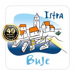 Magneti gradić EKO C 02 W Komplet 40 ili 20 kom  Buje