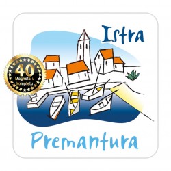 Magneti gradić EKO C 02 W Komplet 40 ili 20 kom  Premantura