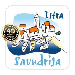 Magneti gradić EKO C 02 W Komplet 40 ili 20 kom  Savudrija