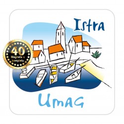 Magneti gradić EKO C 02 W Komplet 40 ili 20 kom  Umag