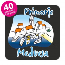 Magneti gradić EKO C 02 B Komplet 40 ili 20 kom  Medveja