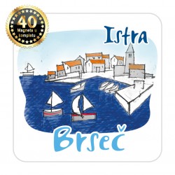 Magneti gradić EKO C 03 W Komplet 40 ili 20 kom  Brseč