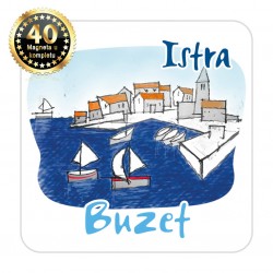 Magneti gradić EKO C 03 W Komplet 40 ili 20 kom  Buzet