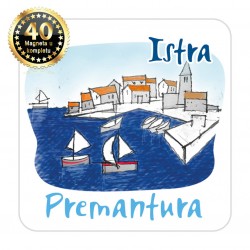 Magneti gradić EKO C 03 W Komplet 40 ili 20 kom  Premantura