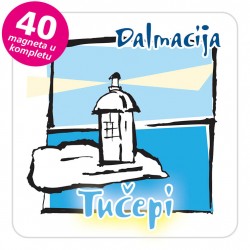 Magneti svjetionik EKO C 17 W Tučepi komplet 40 ili 20 kom