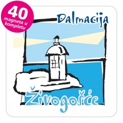 Magneti svjetionik EKO C 17 W Živogošće komplet 40 ili 20 kom