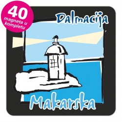 Magneti svjetionik EKO C 17 B Makarska komplet 40 ili 20 kom