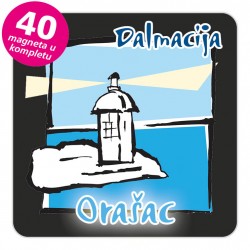 Magneti svjetionik EKO C 17 B Orašac komplet 40 ili 20 kom